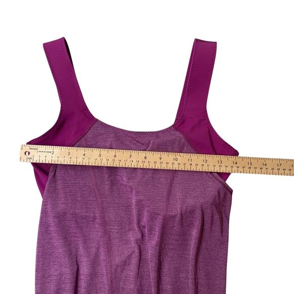 Lululemon Run Time Tank Top with Built In Bra Women Size 8 Pink Active - Picture 7 of 10
